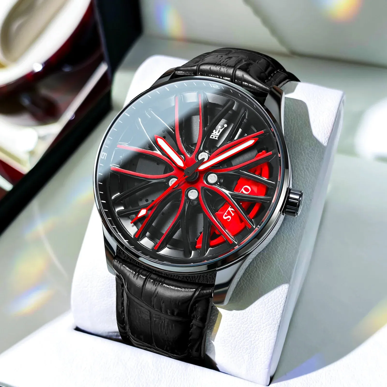 OLEVS Waterproof Rotary Sport Man Watch Quartz Men's Watches