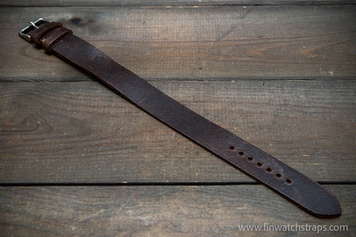 One-piece military watch band,   watch strap 10-26 mm