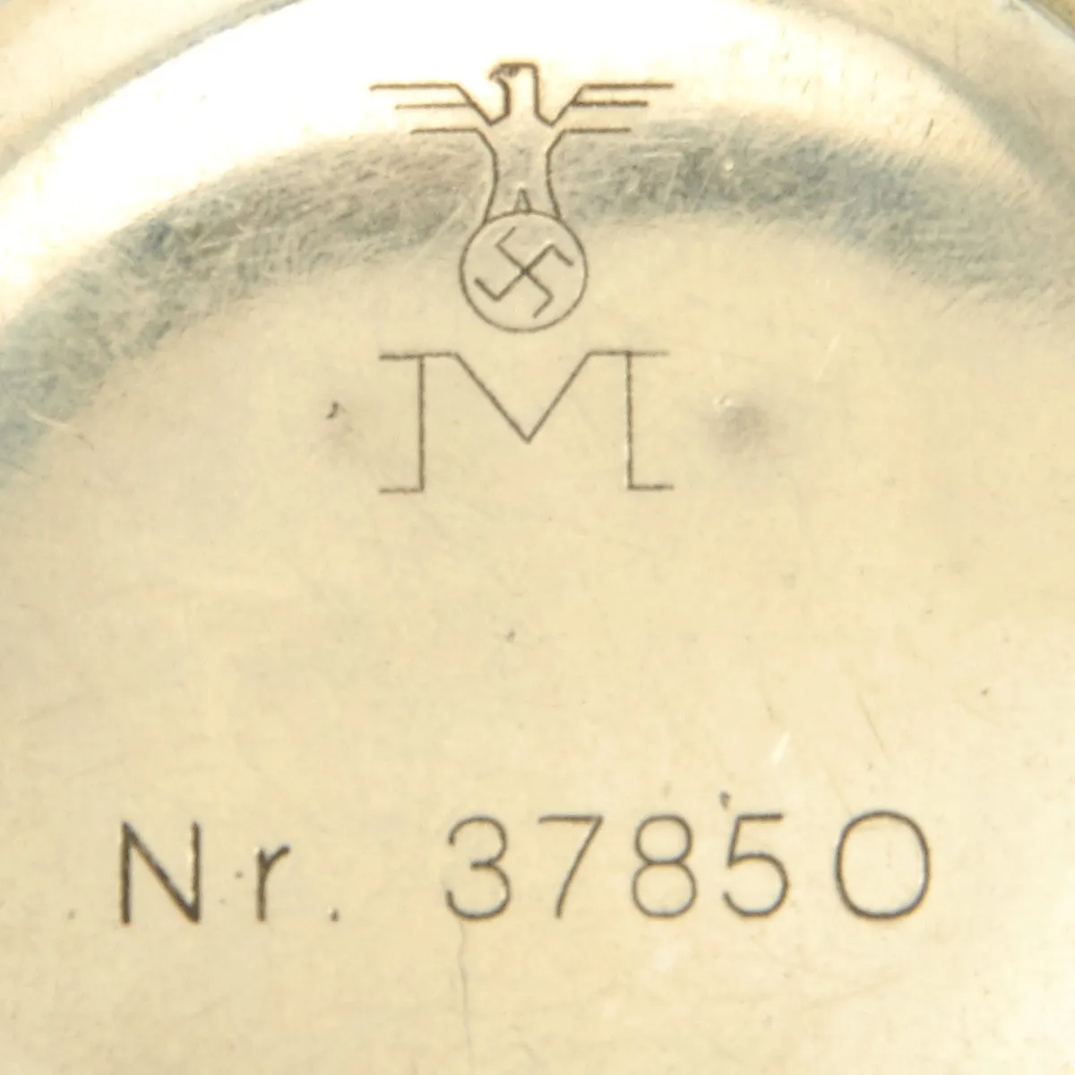 Original German WWII Kriegsmarine U-boat Torpedo Timer Stop Watch with Reset Button by Minerva - Fully Functional