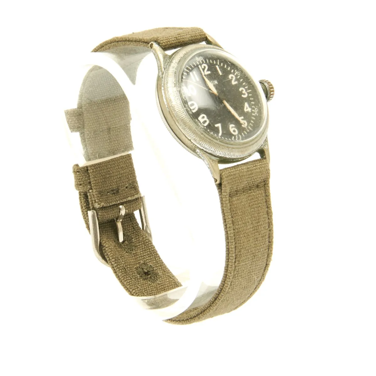 Original U.S. WWII 1945 Type A-11 USAAF Wrist Watch by Elgin - Fully Functional