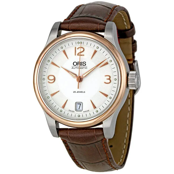 Oris Classic Date Automatic Silver Dial Men's Watch 733-7578-4361LS