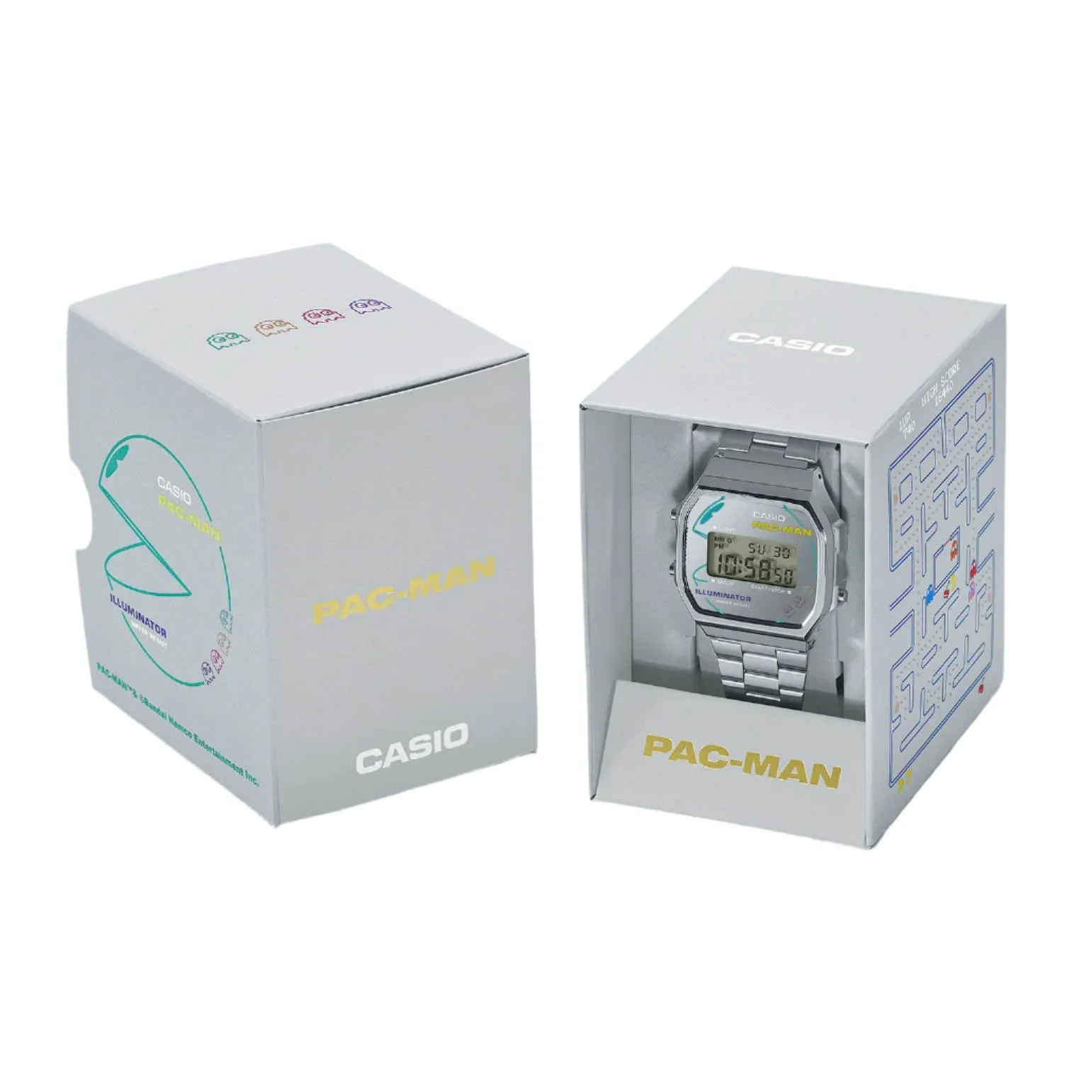 Pacman X Casio Vintage Silver "Ghosts" 45th Anniversary