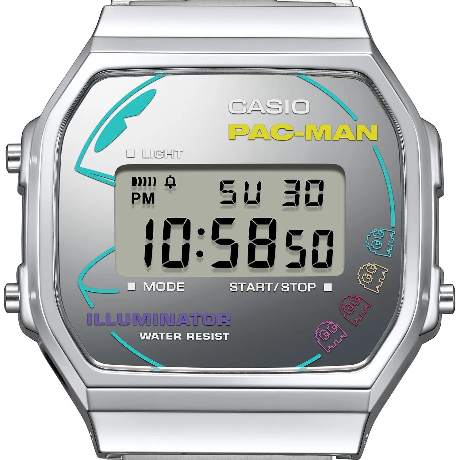 Pacman X Casio Vintage Silver "Ghosts" 45th Anniversary