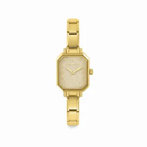 Paris Watch with Gold Glitter Dial