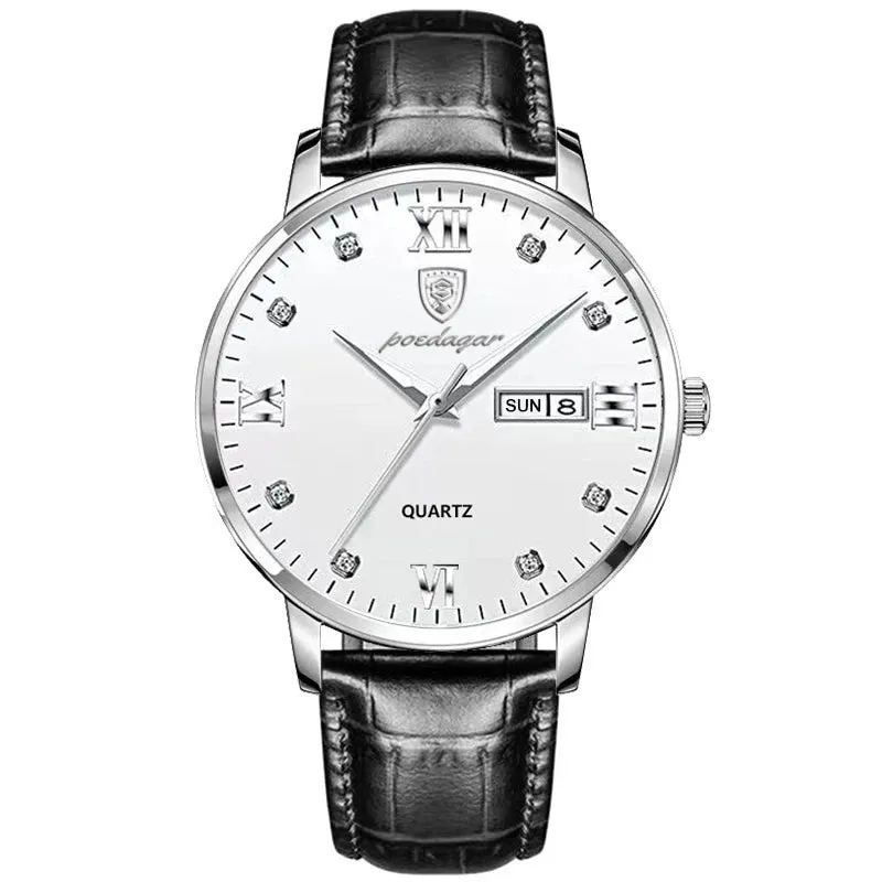 POEDAGAR Waterproof Men Watch