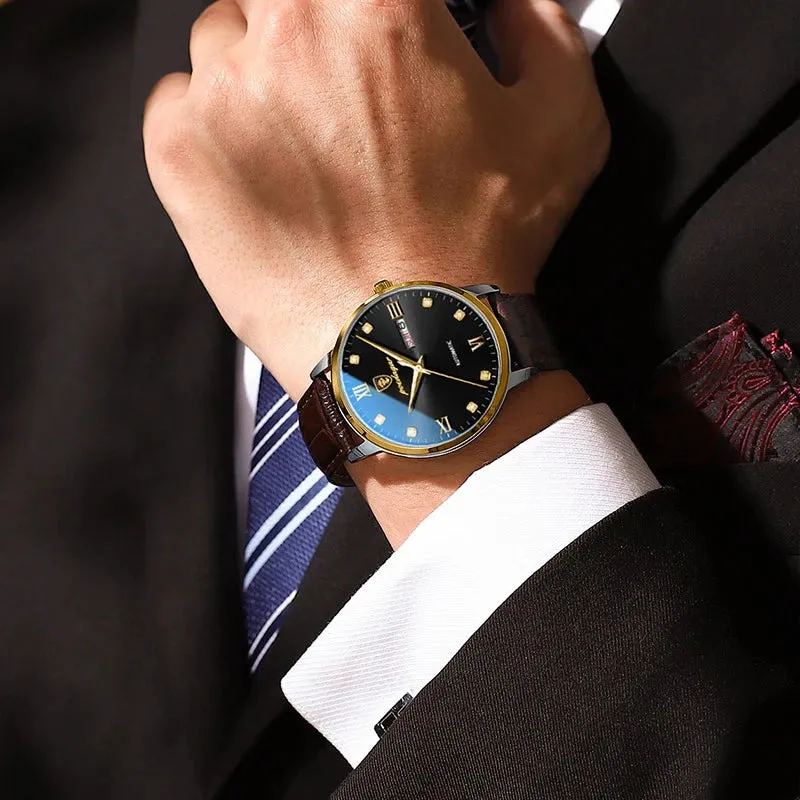 POEDAGAR Waterproof Men Watch