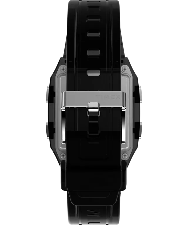Q Timex LCA 35mm Resin Strap Watch - Gray