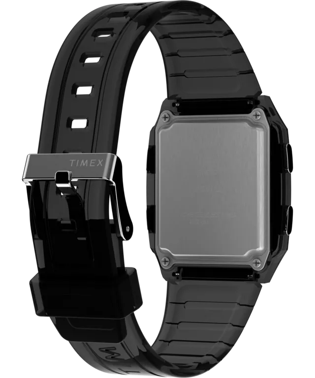 Q Timex LCA 35mm Resin Strap Watch - Gray