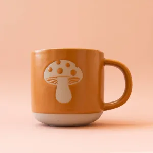 Retro Mushroom Ceramic Mug
