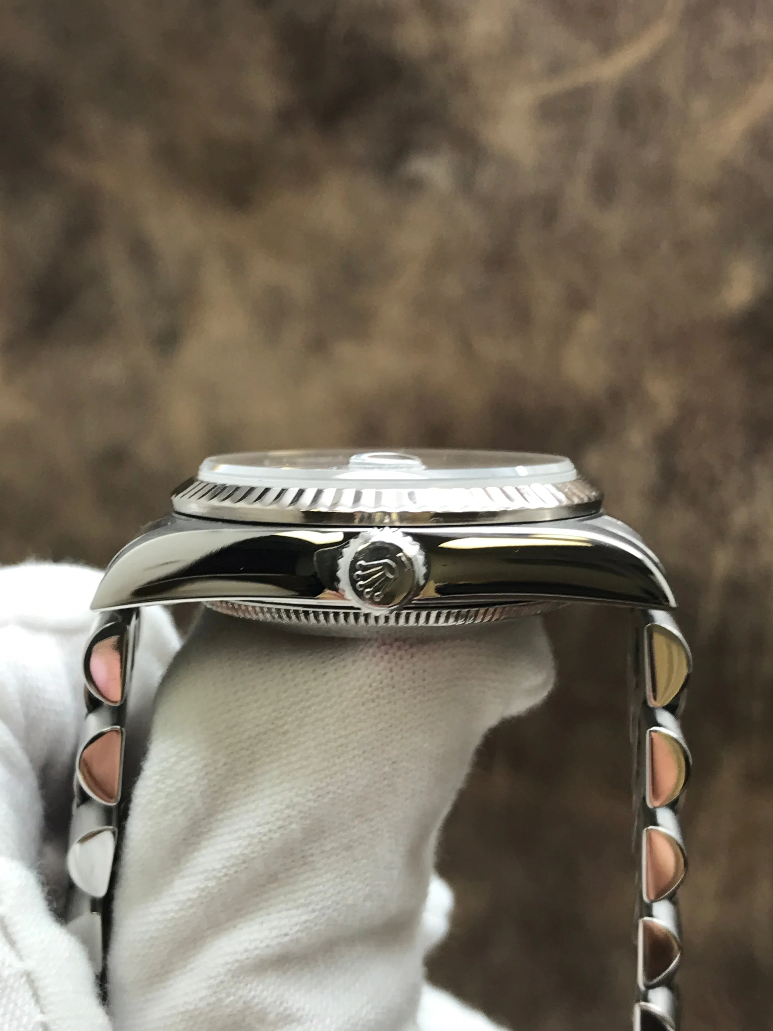 Rolex Datejust Midsize 31mm 78274 Custom MOP Diamond Dial Automatic Women's Watch