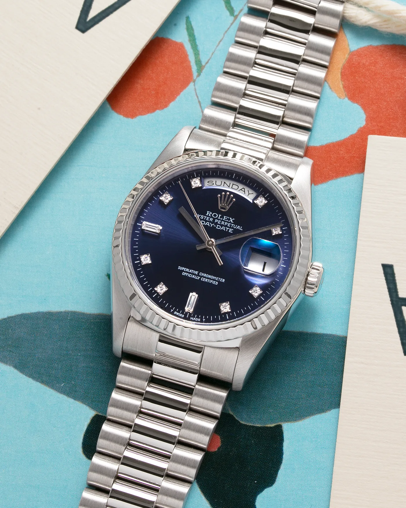 Rolex Day Date 18239 White Gold