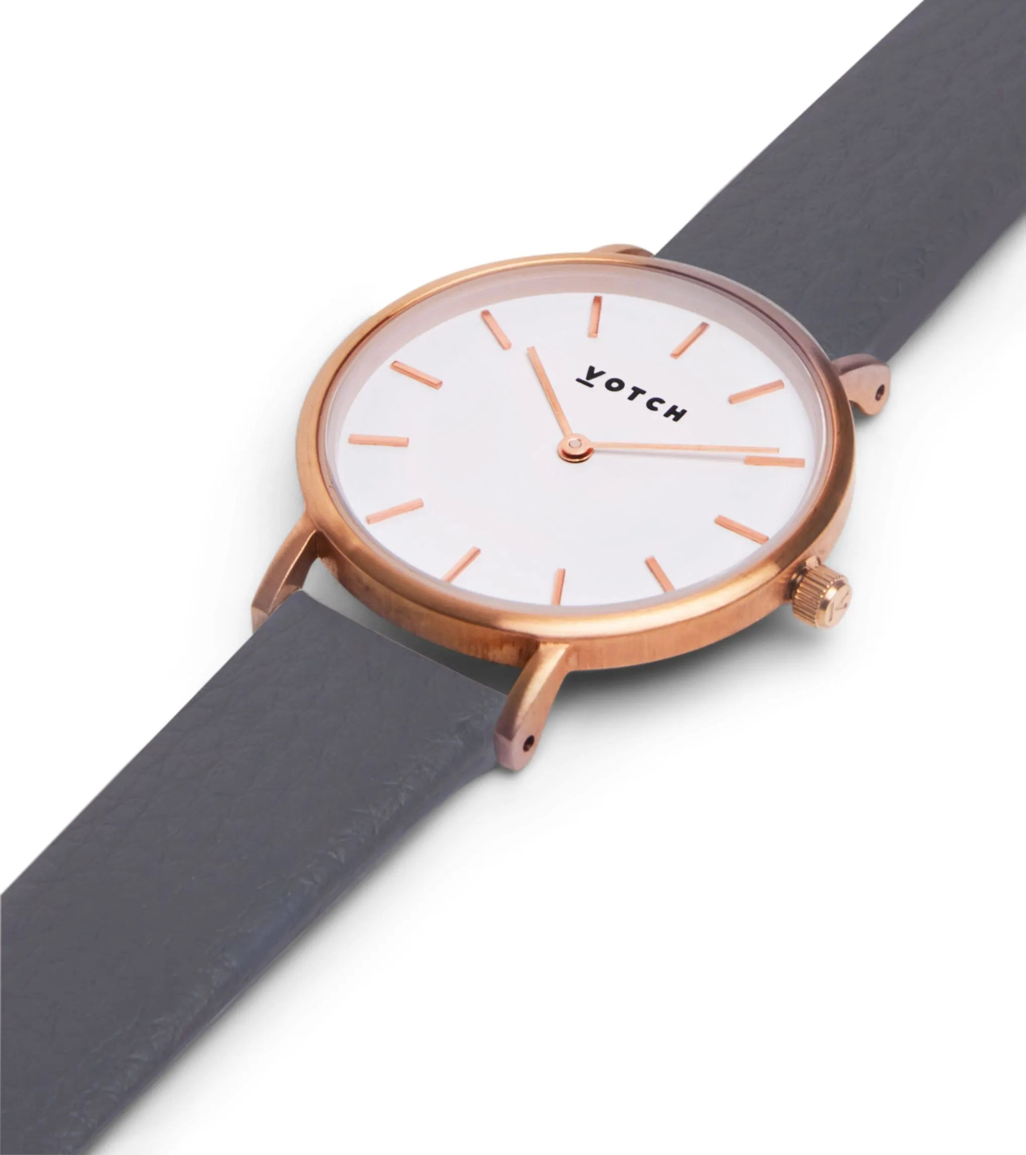 Rose Gold & Slate Grey Watch | Petite