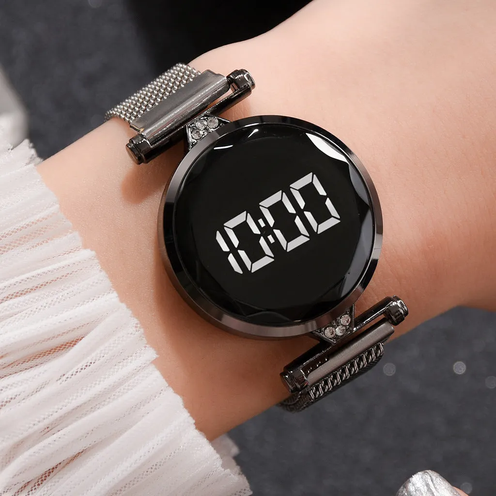 Sidiou Group Luxury Smart Electronic Watch Women Starry Sky Magnetic Watches Buckle Fashion Rhinestone Sports Dress Wristwatch