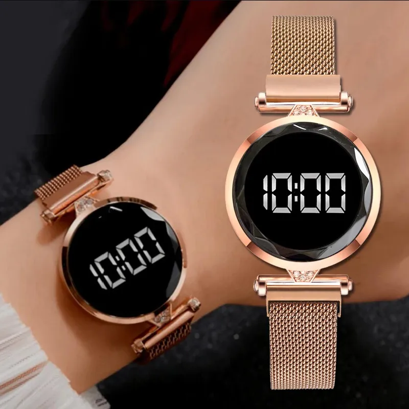 Sidiou Group Luxury Smart Electronic Watch Women Starry Sky Magnetic Watches Buckle Fashion Rhinestone Sports Dress Wristwatch