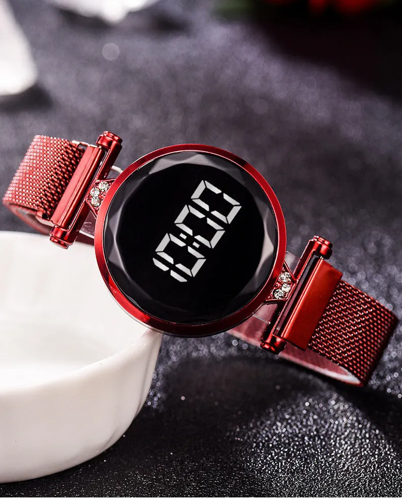 Sidiou Group Luxury Smart Electronic Watch Women Starry Sky Magnetic Watches Buckle Fashion Rhinestone Sports Dress Wristwatch