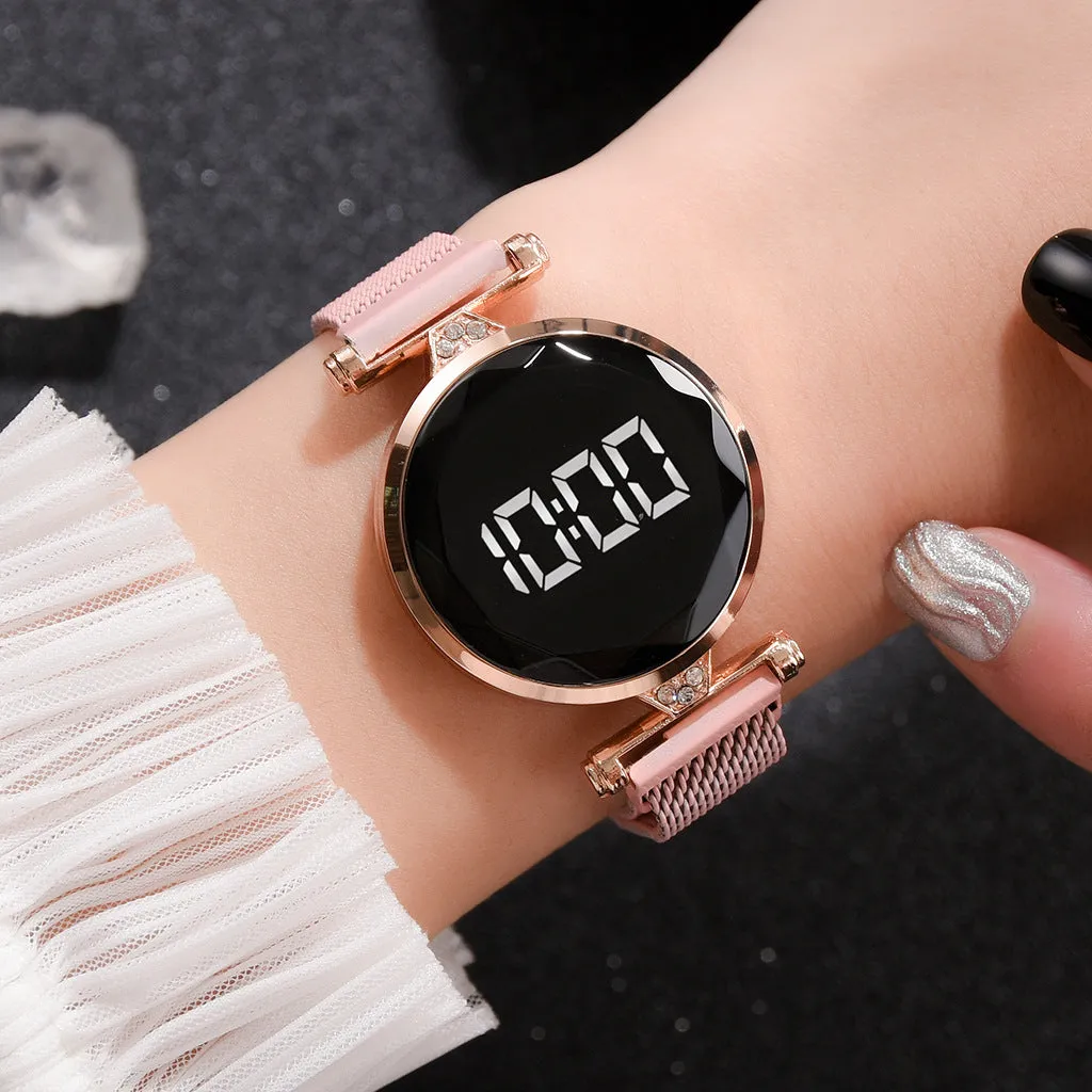 Sidiou Group Luxury Smart Electronic Watch Women Starry Sky Magnetic Watches Buckle Fashion Rhinestone Sports Dress Wristwatch