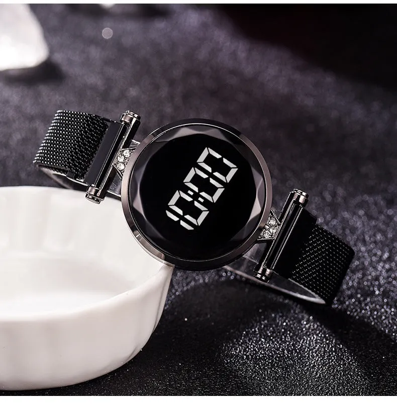 Sidiou Group Luxury Smart Electronic Watch Women Starry Sky Magnetic Watches Buckle Fashion Rhinestone Sports Dress Wristwatch