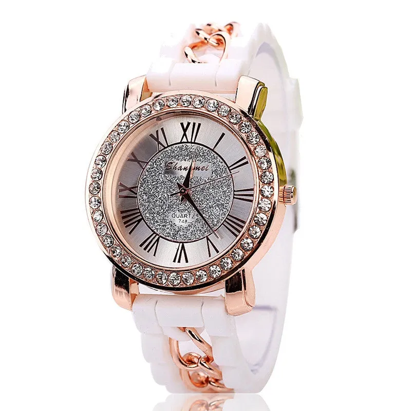 Silicone Watch Fashion Women Luxury Dress Watches Summer Style Bracelet Watch Famous Brand Women Female