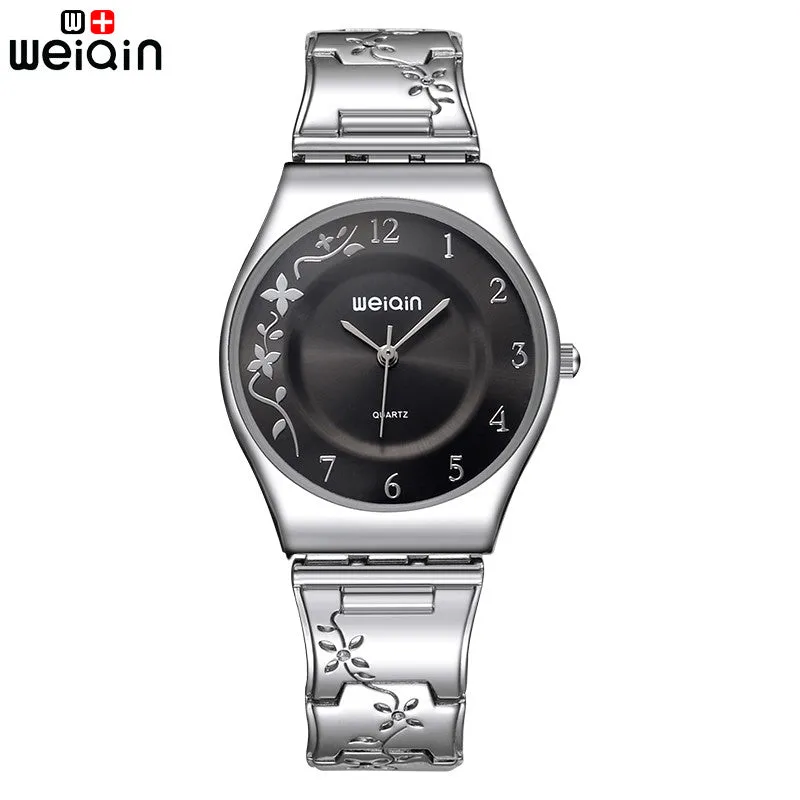 Silver Women Watches Luxury High Quality Water Resistant Montre Femme Stainless Steel Dress Woman Wrist Watches