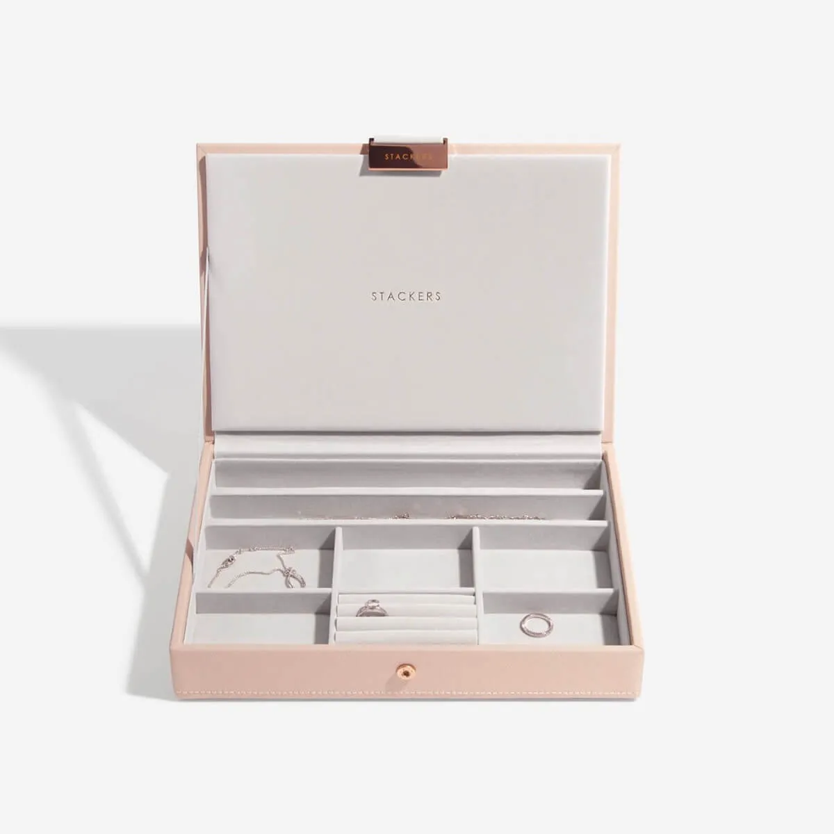 Stackers Classic Jewellery Box (Set) - Blush Pink