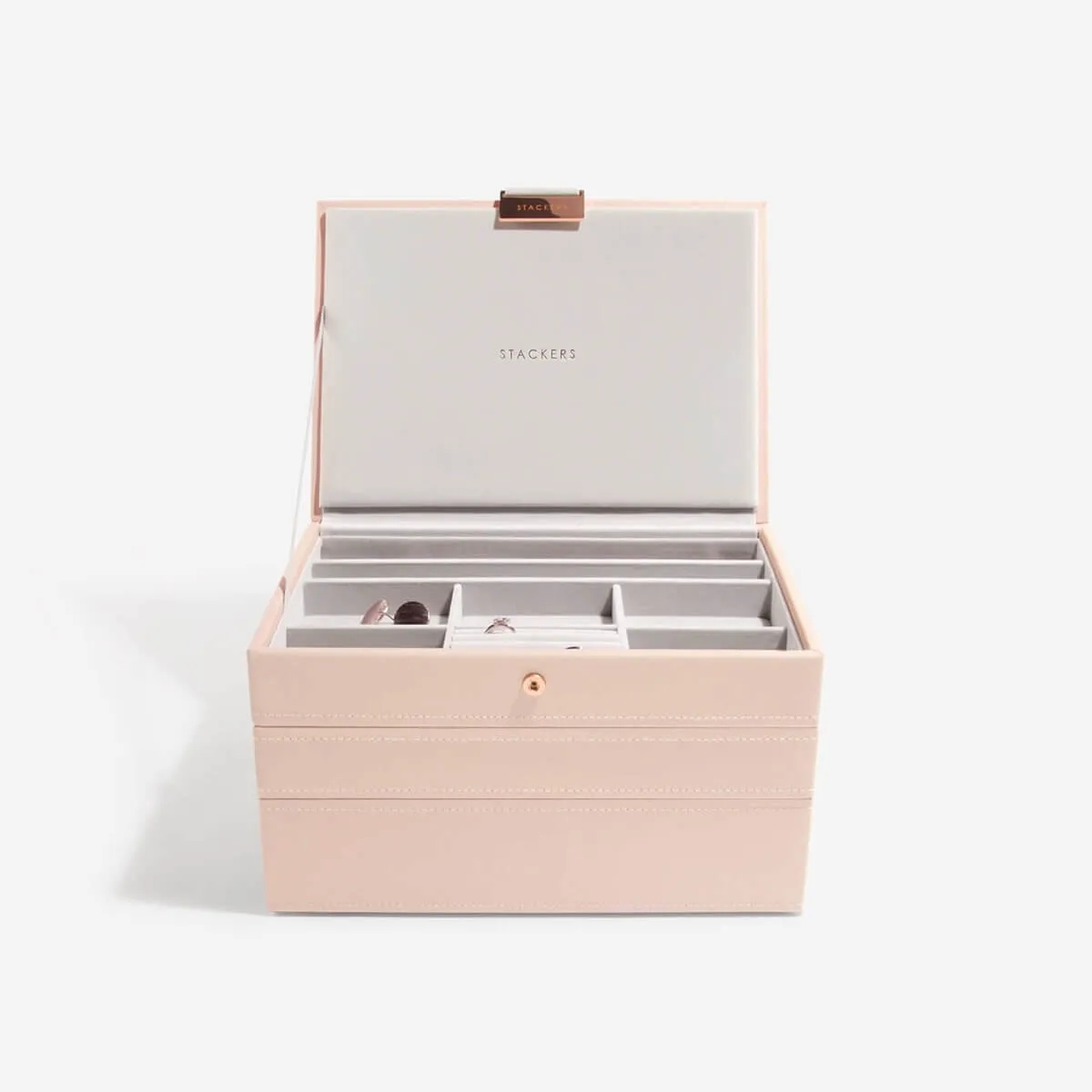 Stackers Classic Jewellery Box (Set) - Blush Pink