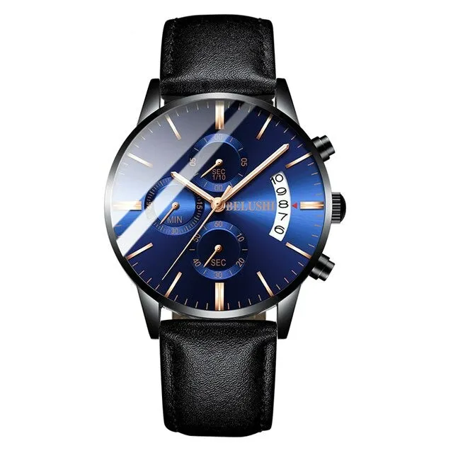 Stainless Steel Waterproof Men's Sport Watches