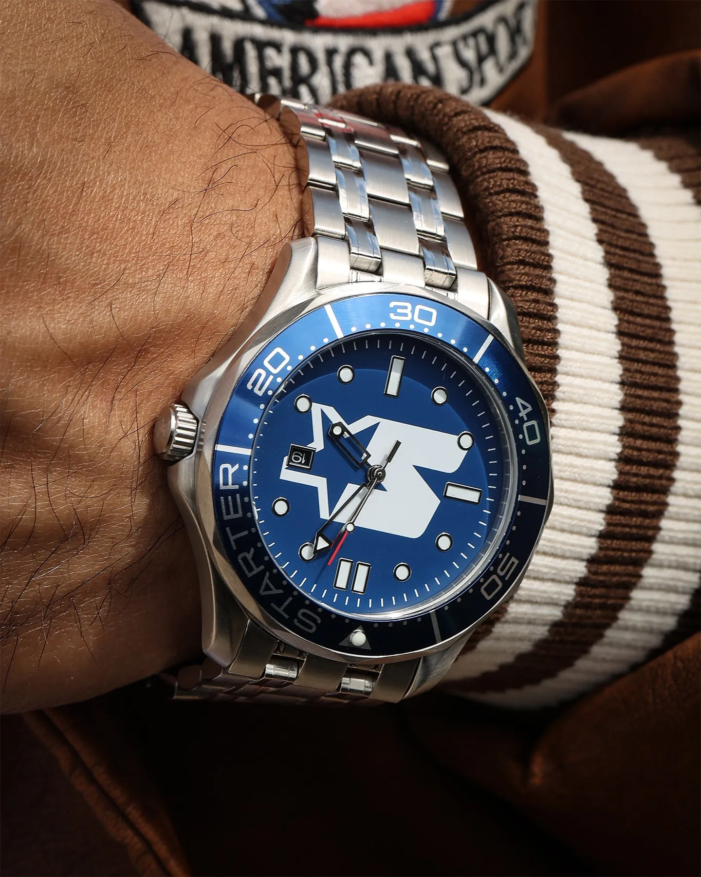Starter Alumni Watch Silver/Blue