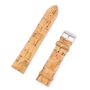 Sustainable Style with a Touch of Gold: Gold Splash Cork Watch Strap
