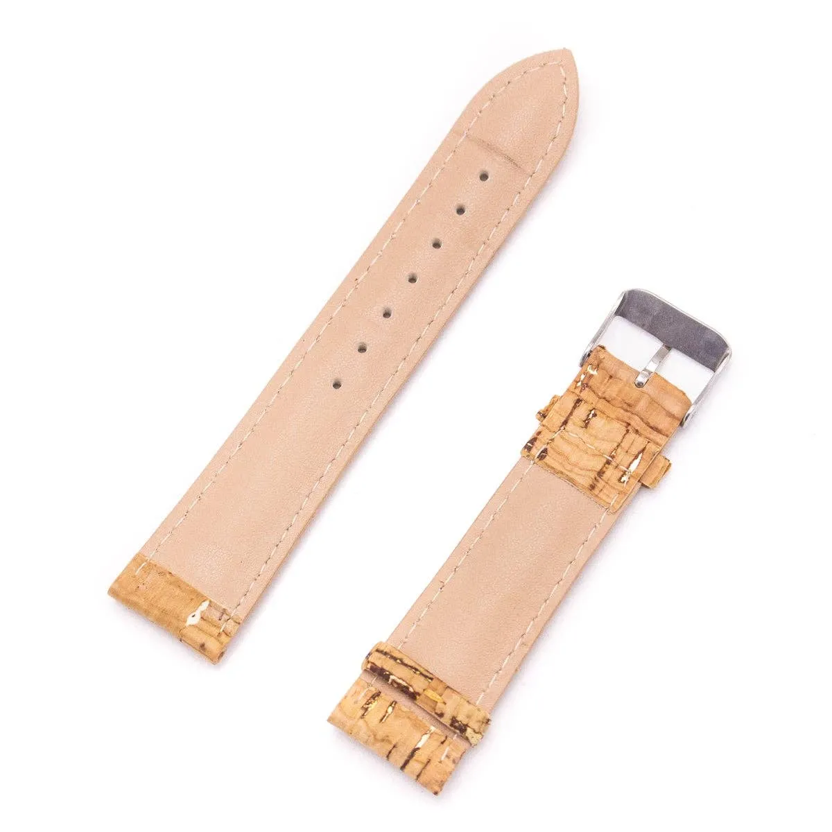 Sustainable Style with a Touch of Gold: Gold Splash Cork Watch Strap