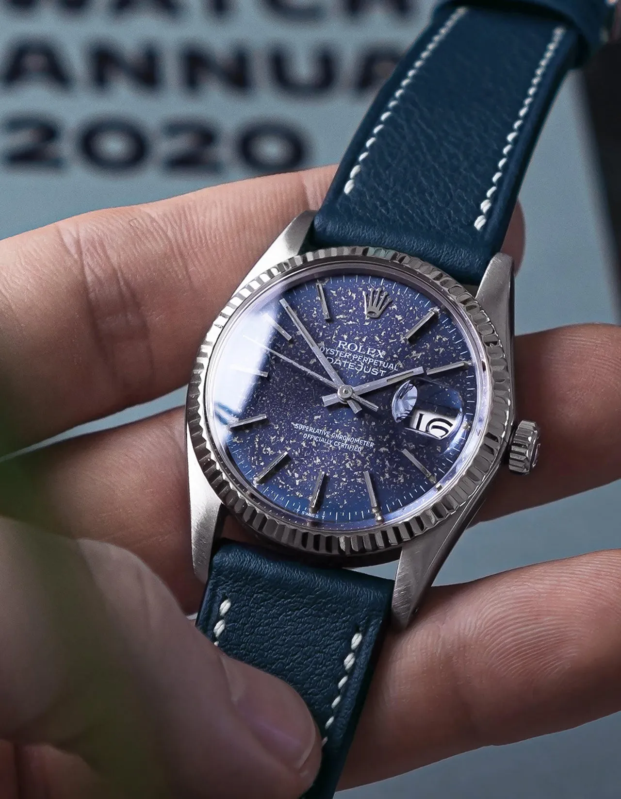 Swift Leather Strap (Indigo)