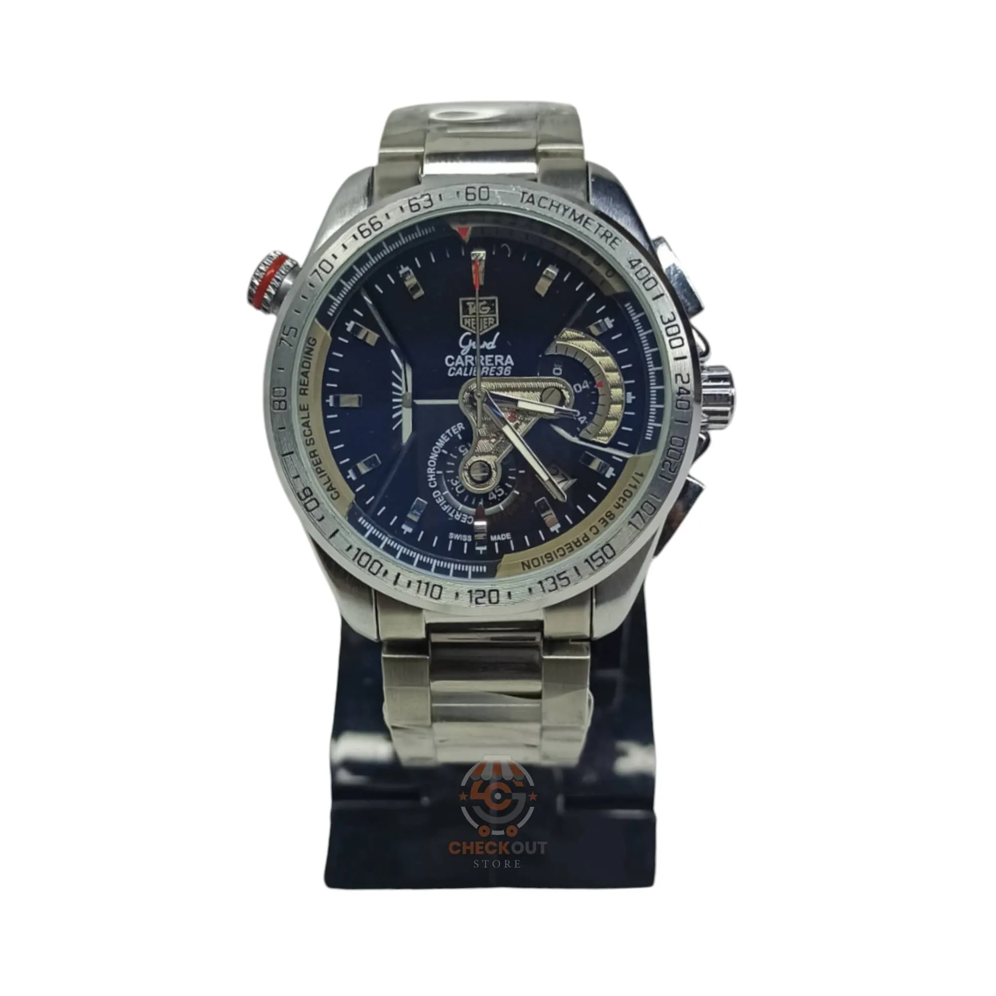Tag Heuer – Grand Carrera – High Quality – Chrono graph – Silver – Men Watch