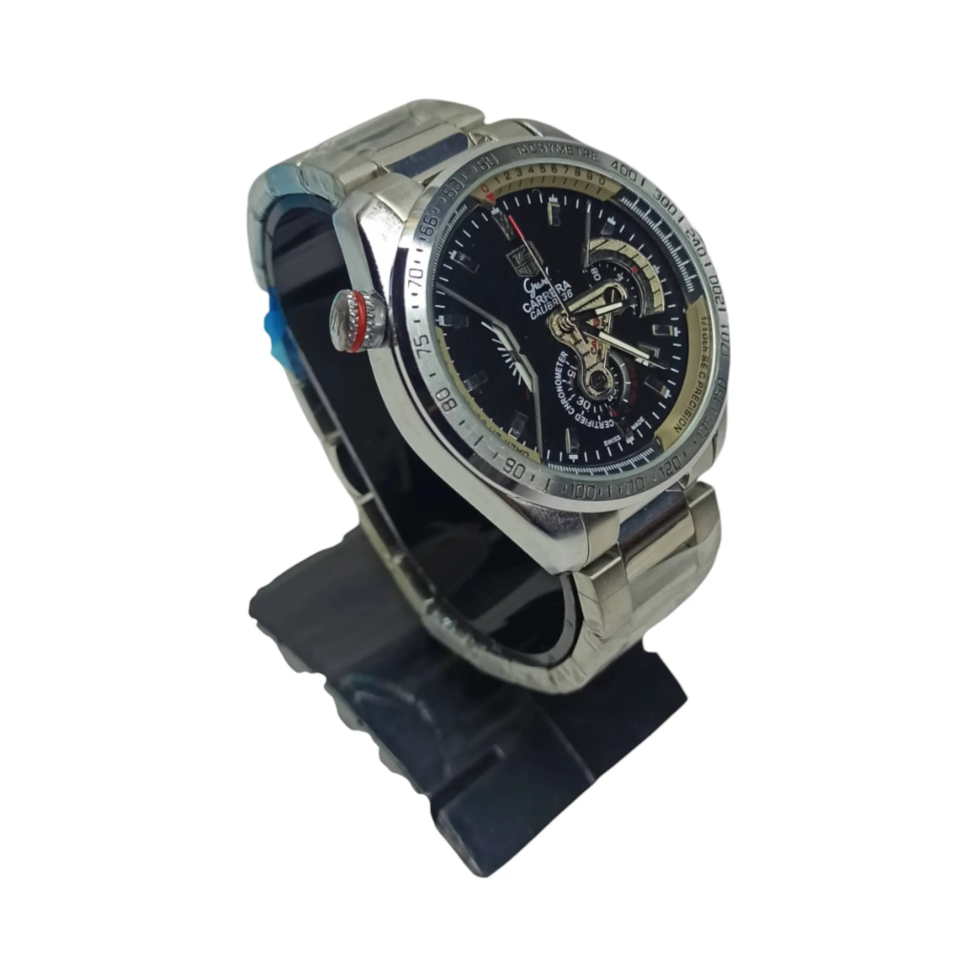 Tag Heuer – Grand Carrera – High Quality – Chrono graph – Silver – Men Watch