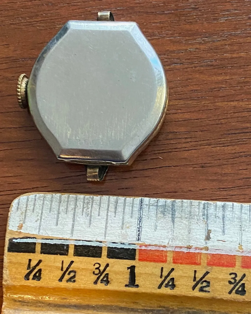 Vintage Central BW Co Manual Wind Wristwatch Gold Filled Parts Repair