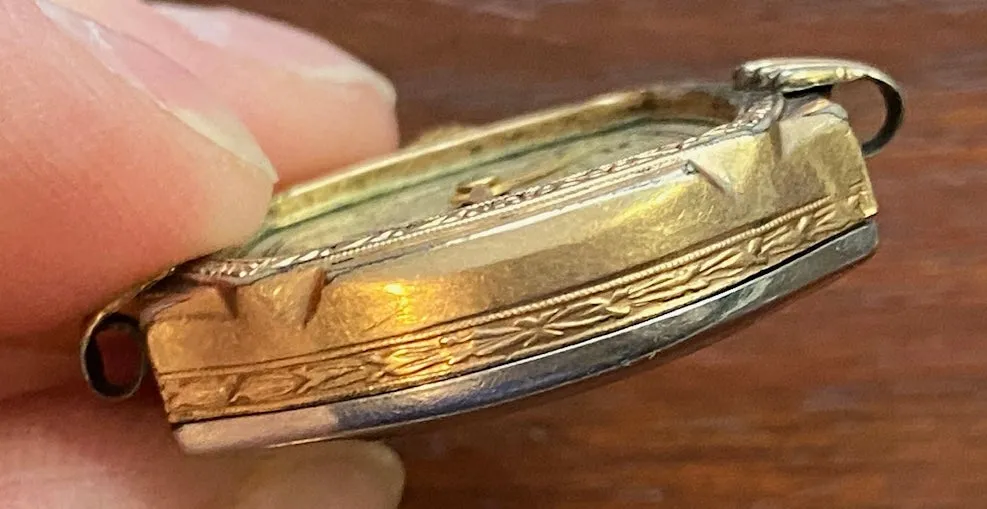 Vintage Central BW Co Manual Wind Wristwatch Gold Filled Parts Repair