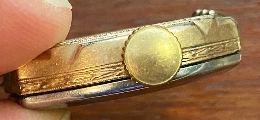 Vintage Central BW Co Manual Wind Wristwatch Gold Filled Parts Repair
