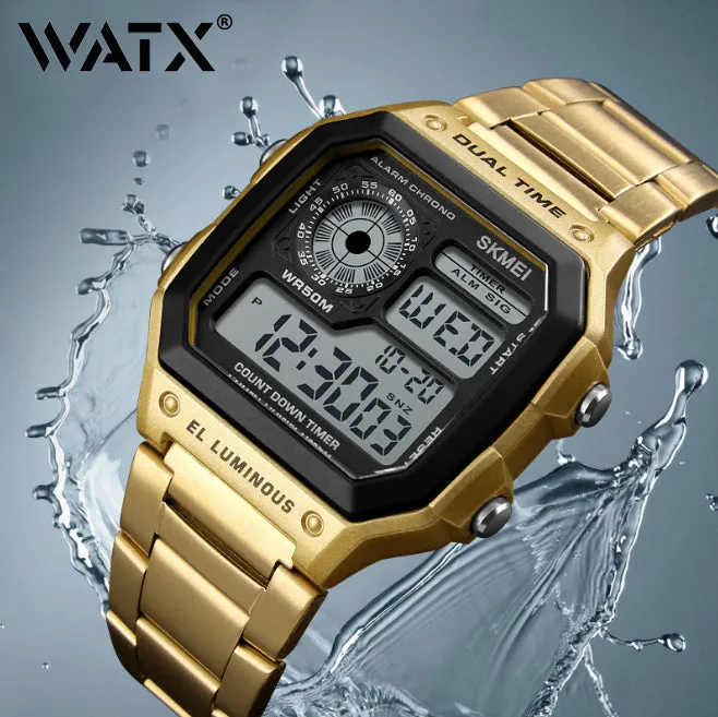 Watches Waterproof Stainless Steel Number 11