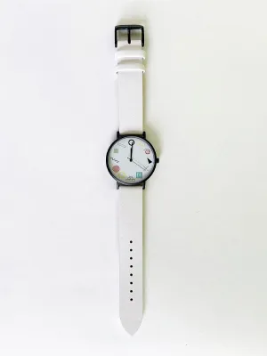 Wilderness Bodies Wrist Watch: White