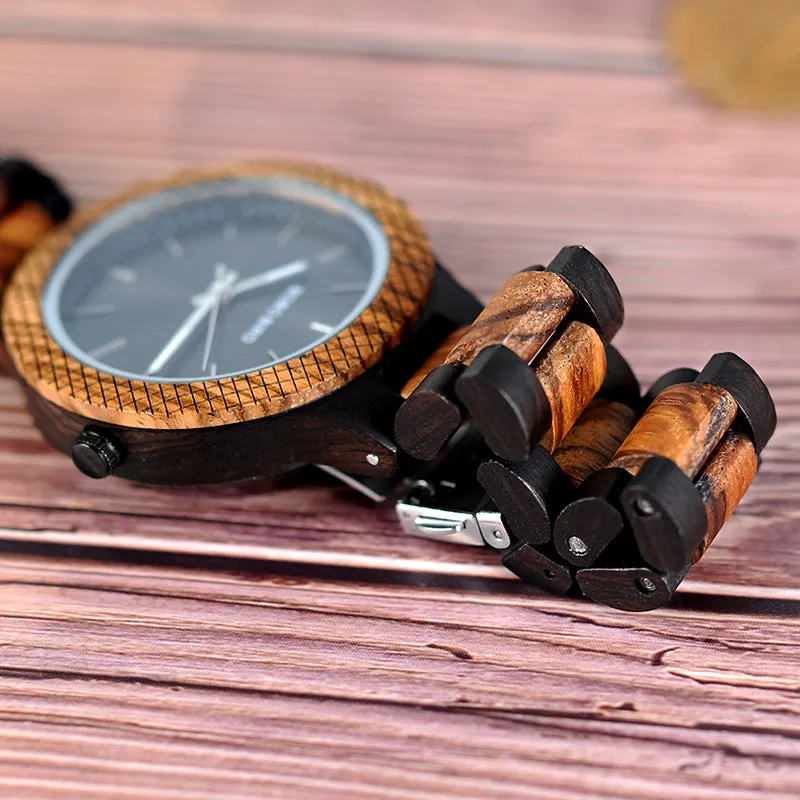 Wood Watches Men Quartz Luxury Business Clock Quality Products New Arrivals 2018