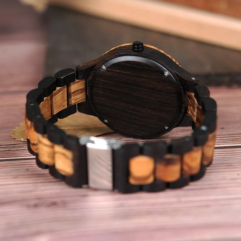 Wood Watches Men Quartz Luxury Business Clock Quality Products New Arrivals 2018