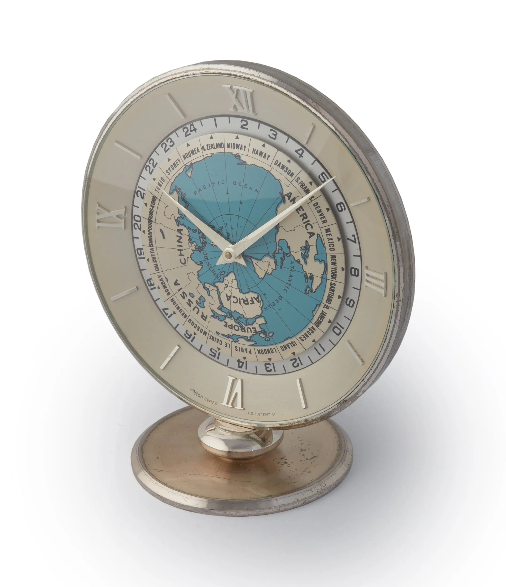 World Time Clock | "Heure Universelle" | 8 Day